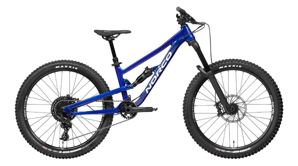 24" Kids DH Rental Bike in blue